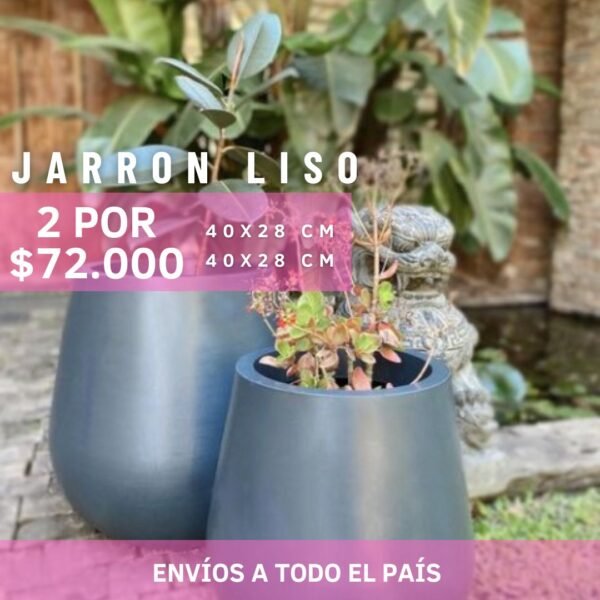 PROMO Jarrón Liso X2