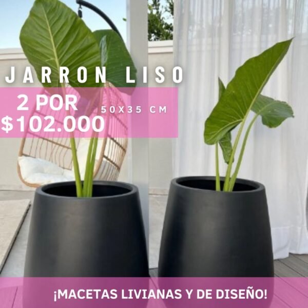 PROMO Jarrón Liso X2