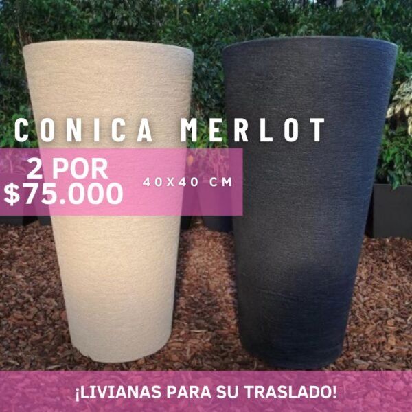 PROMO Cónicas Merlot X2