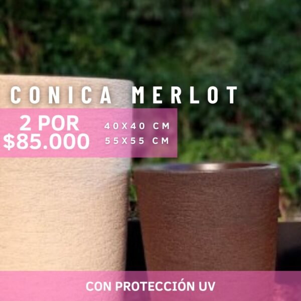 PROMO Cónicas Merlot X2